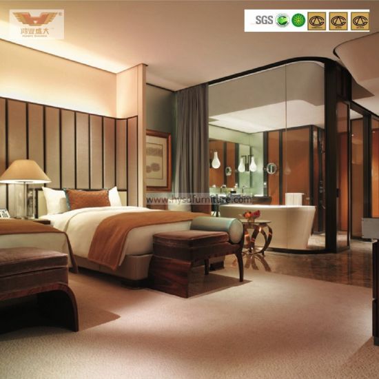 Гостиничная мебель/роскошь и современная мебель для спальни президента отеля Star (HY-012)