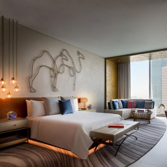 Высококачественная 5-звездочная современная мебель для спальни отеля