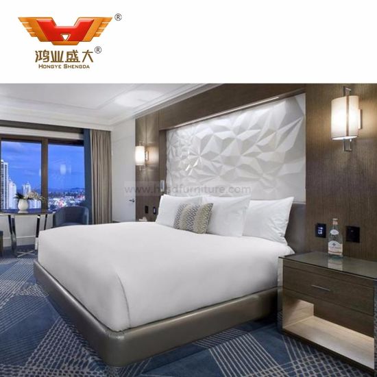 Индивидуальный дизайн деревянная мебель для спальни отеля Китай