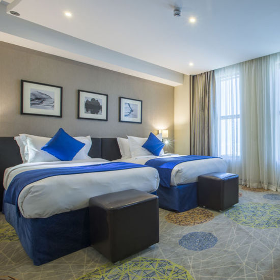 Современный набор мебели спальни гостиницы Саудовской Аравии 5 звезд деревянный